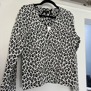 Theory cardigan in print! Very luxurious stretch material. Brand new with tags.